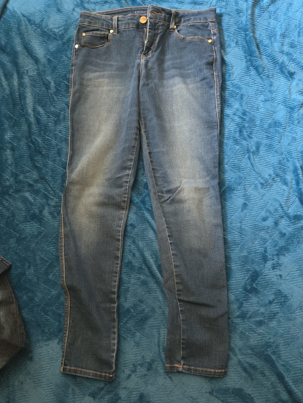 Classic Dark Blue Skinny Jeans for Women